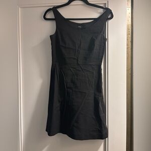 Theory Black Sleeveless Sheath Mini Dress
